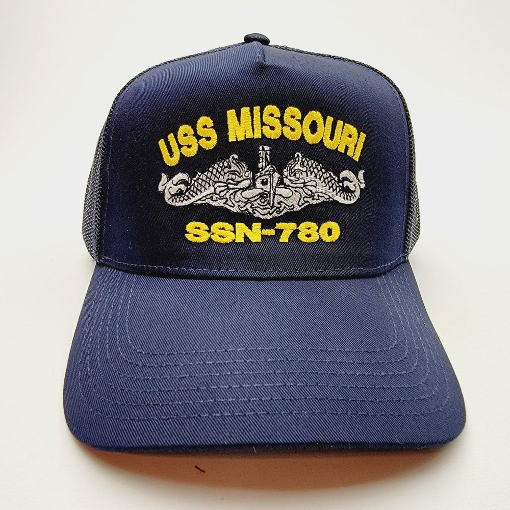 USS MISSOURI SSN-780 Direct Embroidered Baseball Hat